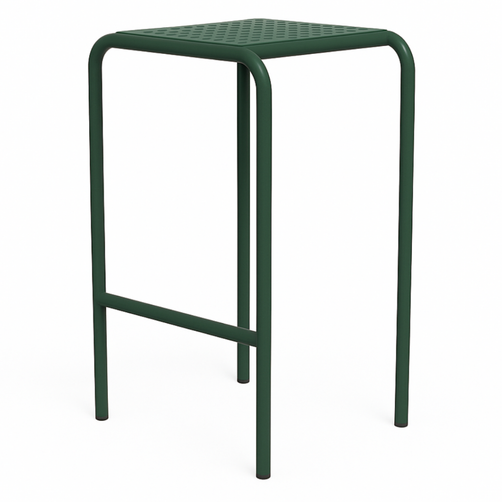 Tabouret haut  J&J | en acier | H 81 cm