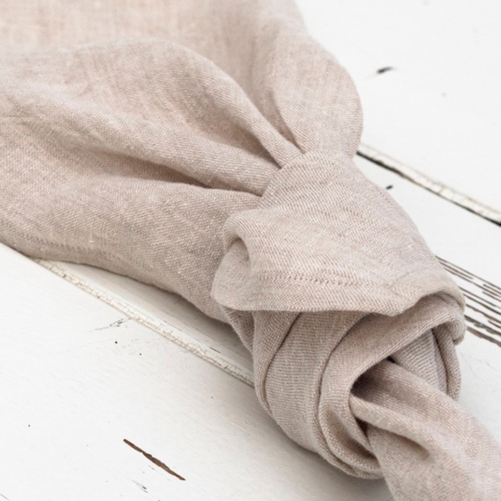 Serviette lin naturel